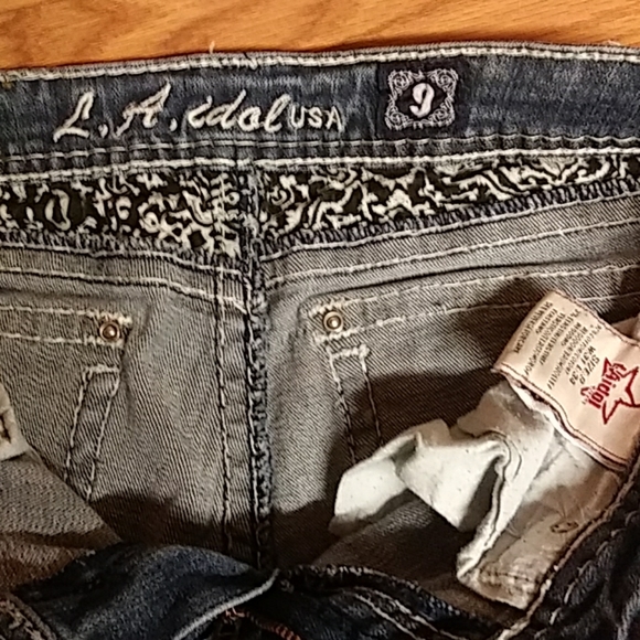 La Idol size 9 women's jeans 30x32 - Picture 6 of 8